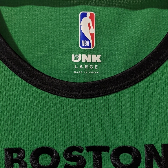 NBA Boston Celtics Team Jersey Sleeveless UNK Shamrock Logo Men's Large UNK - Picture 3 of 5